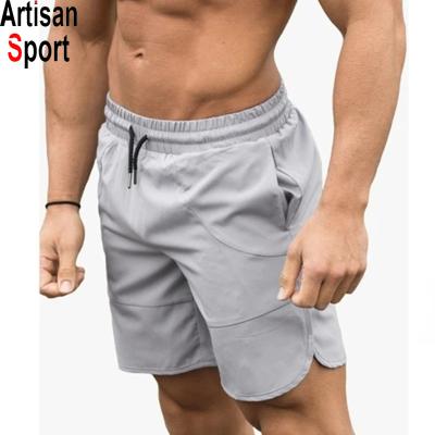 China Custom Logo Men Gym Fitness Sport QUICK DRY Shorts Polyester Men Training Shorts for sale