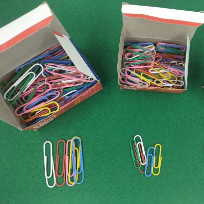 China Stationey 2021 Products Memory Metal Color Paper Clip Support Top Size Custom Paper Clip for sale