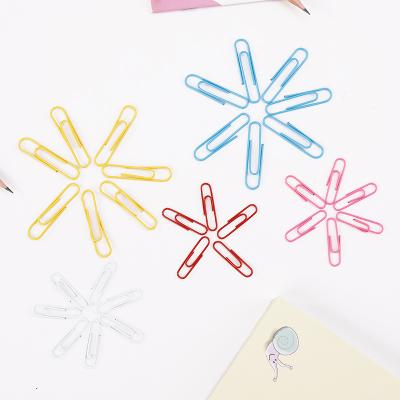 China 2021 Hot Selling Stationey Mini Paper Clip OEM Metal Bookmark Colorful Custom for sale