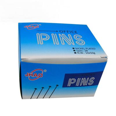 China Low Price Promotional Hot Sale Eco-friendly Polished Desktop Common Round Stainless Steel Wire Nail With Paper Boxes for sale