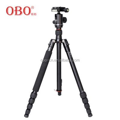 China Firm Support Monopod Adventure Professional Lightweight Aluminum Outdoor Tripod With Ball Head for sale