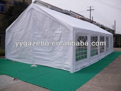 China 6x10m Big White PE Tent With Strong Poles To Wed 3x6m for sale