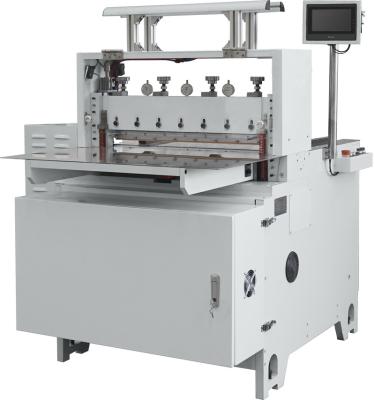 China Garment Shops Servo Drive Roll For Sheeting 650 Slitter Cutter For Film Strip Foil for sale