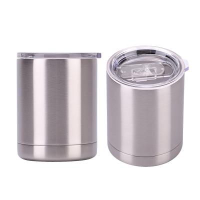 China Disposable customize stainless steel logo printed tumbler sublimation wholesale push 10oz 12oz 8oz 20oz for sale