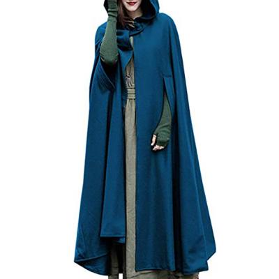 China Factory Outlet Women's Gothic Hooded Anti-Wrinkle Hooded Outwear Front Cloak Jacket for sale