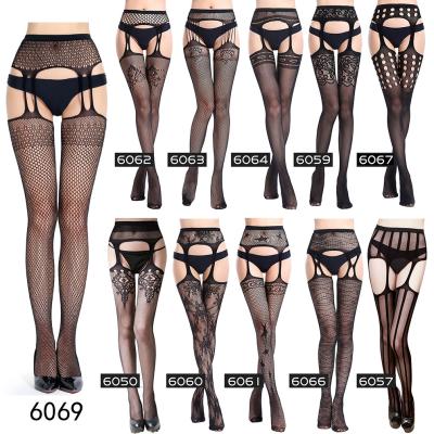 China Viable Waist Women Elastic Pantyhose/Stockings/Sexy Women Open Crotch Pantyhose Gaiters for sale