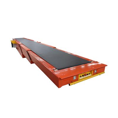 China Wholesale High Quality Intelligent Heat Resistant 3 Sections Unloading Telescopic Belt Conveyor for sale