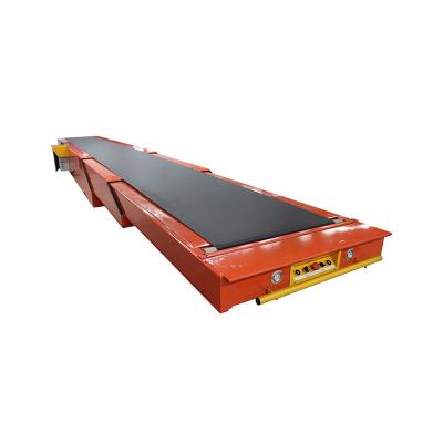 China Wholesale Cheapest Heat Resistant 3 Sections 14m Telescopic Belt Automatic Loading Telescopic Belt Conveyor for sale