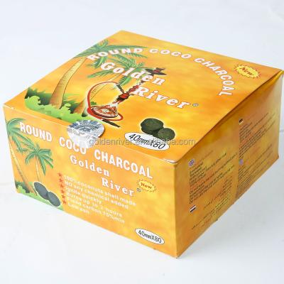 China Hookah Most Popular Factory Outlet 40mm*80 Coconut Charcoal for sale