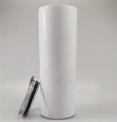 China Durable Double Wall Vacuum Stainless Steel Lean Tumblers With 20oz Straw Sublimation Blanks Lean Tumbler for sale