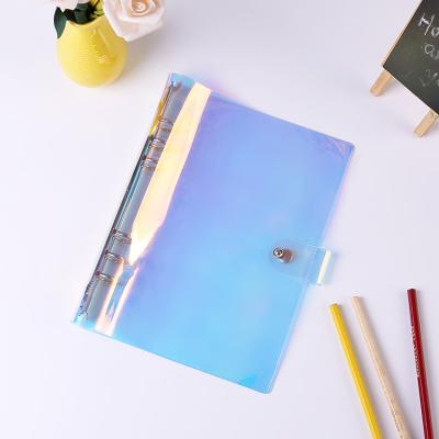 China Eco-friendly wholesale waterproof binder a6 pp 6 rings A5 A6 A7 budget planner gift loose leaf notebook for sale