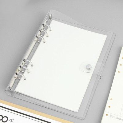 China Eco-Friendly/Waterproof/Durable/Convenient Transparent Clear 6 Ring Binders for sale