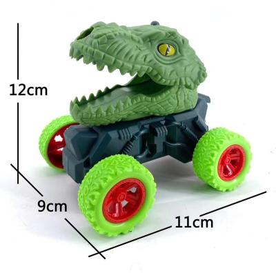 China Friction Toy China Promotes Special Offer Toys For Children's Toys Dinosaur Soft Balloon Fighting Vehicle Inertia Parent-child Throwing Fight for sale