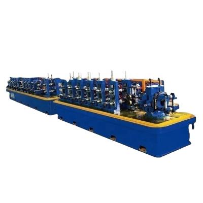 China Energy supply automatic HG45 chimney flue pipe ERW CS/carbon steel pipe hollow tube mill making machine for sale