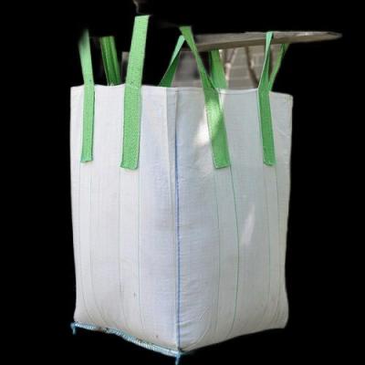 China 110*110*110cm White Building Sand Bulk Bag Weight 1500kg For Plastering Sand for sale