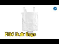 Waterproof FIBC Bulk Bags Flat Bottom Breathable Both Sides Multi Colors