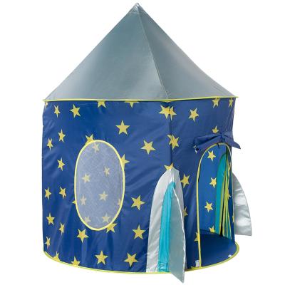 China 2021 Soft Indoor Toy Tent Pop Kids Kids Play Tent With Toy House Rocket Ship Kids Tent for sale