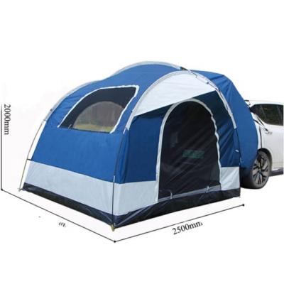 China Self-propelled Car Tent Tube Type Outdoor Rear Awning Tent 3-4 Person Self-propelled Multifunctional Tent for sale