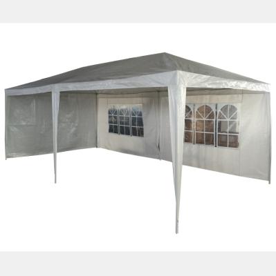 China Straight Tying Type PE Polyester Fabric Customized Color Metal Outdoor Gazebo Gazebo Tent for sale