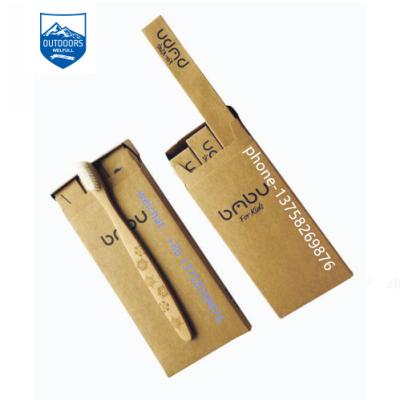 China Free Sample OEM Eco Wholesale Biodegradable Charcoal Eco Bamboo Toothbrush for sale