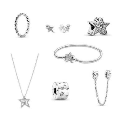 China Cute the new winter 2021 ring stars and charm act the role necklace earrings and bracelet set jewelry for sale