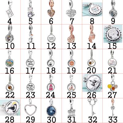 China Silver High Quality Personality Pendant Original CLASSIC 925 Rugby Basketball Snowman Jewelry For Women for sale