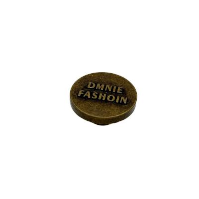 China High Quality Nickel Free Custom GBC Logo Metal Jeans Buttons For Denim Apparel for sale