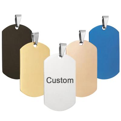 China Art No folk metal stainless steel folk minimum sublimation dog bone tags/engraved empty dog ​​tag for sale