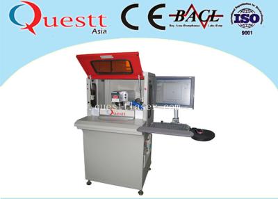 China Hohe Präzisions-drehen automatische Faser-Laser-Markierungs-Maschine mit Station 2 Tabelle zu verkaufen