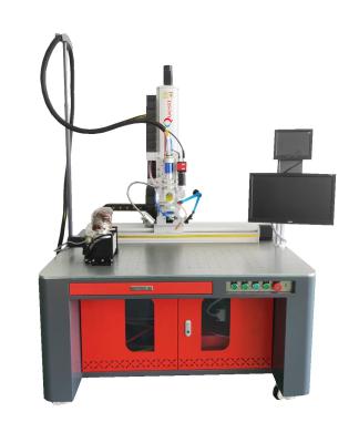 China Raycus Desktop Auto Rotate Laser Welder 500w 1000w 2000w Fiber Laser Welders Water Cool Easy Operate Laser Welder à venda