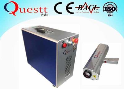 China 50-W-Laser-Entrostungsmaschine mit tragbarer Pistole/Laser-Reinigungsmaschine 100 mm Strahlbreite zu verkaufen