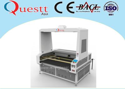 China Hoog rendement CO2-lasergravure en snijmachine Dubbele kop met visiecamera Te koop