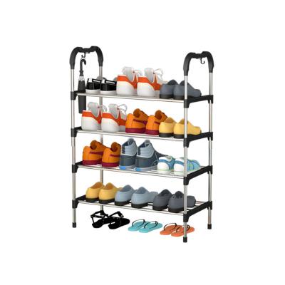 China Viable Popular Single Shoe Rack Door Rack Assembly Cloth Door Shoe Rack Large Capacity for sale