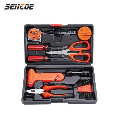 China Home/Garden Hand Tools 18pcs Home Woodworking Household Tool Kit Combination Toolbox Auto Repair Kits Garden Toolbox Gift for sale