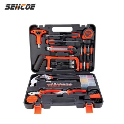 China Household Complete Home Repair Toolkit Work Hand Maintenance Tool Kit Multifunctional Repair SENCOE Hardware Tool Kit for sale