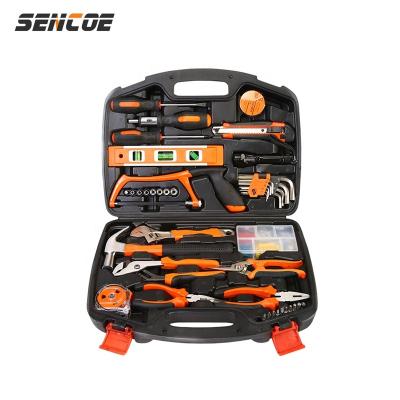 China EU Quality Repair SENCOE 106PCS Professional Home Garden Tool Box Household Toolbox Custom Hand Tool Box Set On Sale for sale