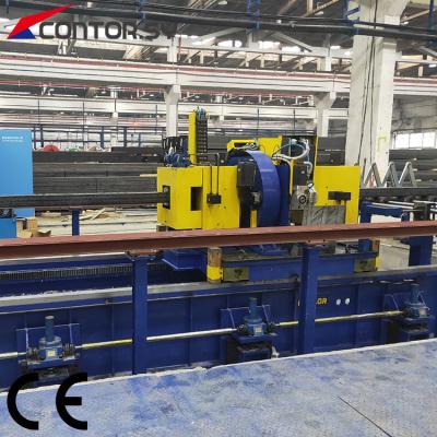 China Drain Two Blade Flying Machine Cold Flying Saw For Circular Tube Mill Pipe CNC Profile Steel Square Making Cold Cut Saw for sale