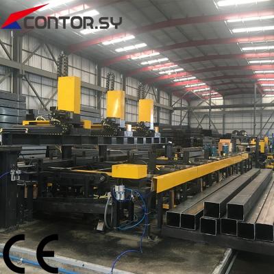 China machinery & Material Stacker For Steel Pipe Tube Packing Line Tube Packing System Automated Palletizer for sale