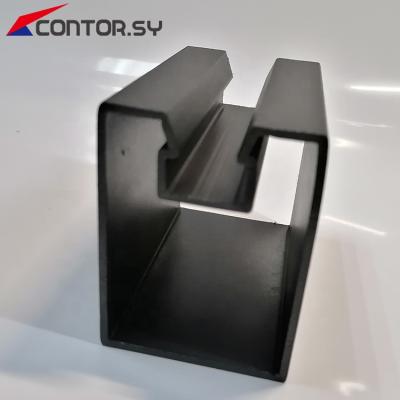 China Contemporary Aluminum Steel Aluminum SS U Catalog Extrusion For Fence Windows And Doors Black Gola Profile Price Suppliers Profiles à venda