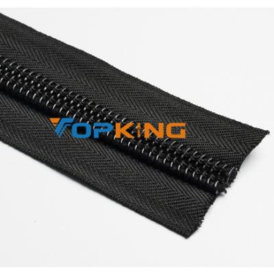 China Sustainable Long Nylon Awning Zipper Chain Roll #10 Factory Hot Sales for sale