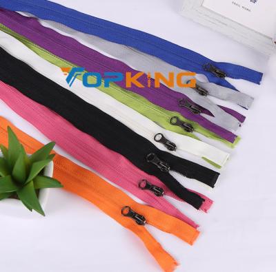 China Wholesale Customized Viable 5# Knocked Down Nylon Zipper for sale