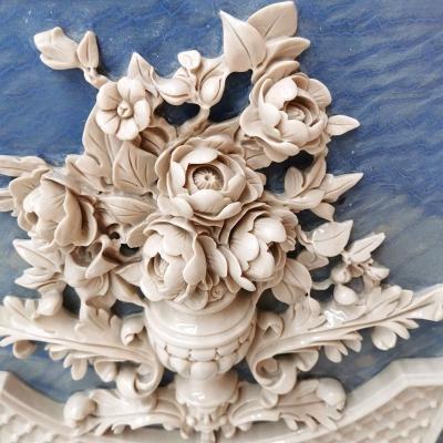 China Modern Outdoor Marble Relief Sculpture Interior Decoration Background Sculpture Custom Marble Pendant for sale