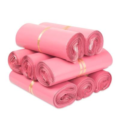 China Strong adhesive not torn by hand, not rotten by water, eco-friendly pink poly mailer bag for sale