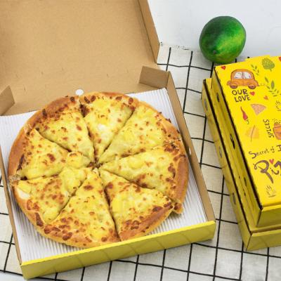 China Wholesale Recyclable Pizza Box 7/8/9/10/12 Inch Corrugated Custom Made Pizza Box for sale