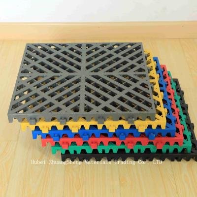 China Durable 400mm Interlocking Plastic Floor Plastic Walkway Mesh 2.8mm for sale