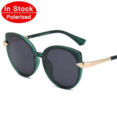 China Fashion Sunglasses 2019 OEM Logo Wholesale Women's Sun Lens Cat Style Sun Lens Fashion HD Lenses Eyewear Polarized Sunglasses 429 for sale