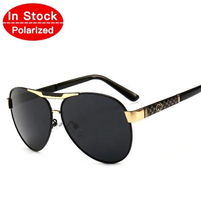 China 2019 Polarized Sunglasses in Fashion Metal Factory Vogue Factory Wholesale Men's Custom Logo Women's Eyewear Sun Glasses Polarized Sunglasses 2802 for sale