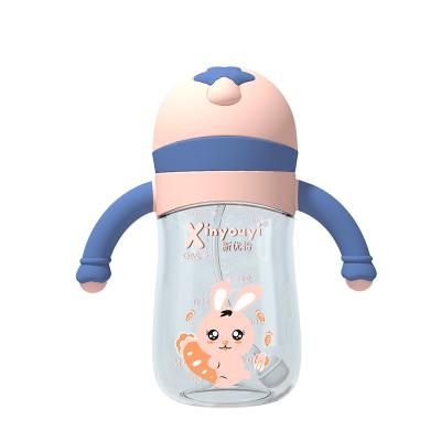 China BPA Free Manufacturer Wholesale Children's Water Cup Baby Duckbill Cup Baby Learning Cup With Straw for sale