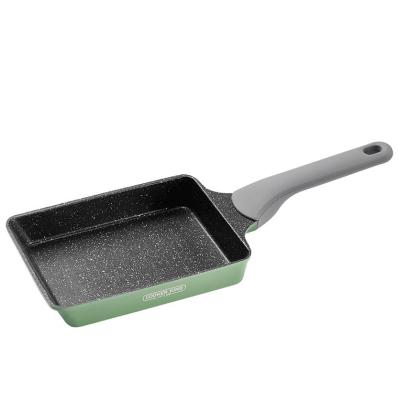 China Stocked Good Quality Non-stick Square Omelet Pan Aluminum Alloy Kitchen Cooker Omelet Pan for sale