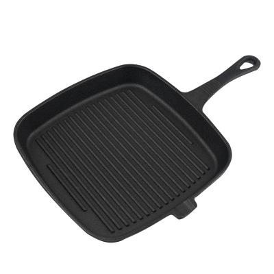 China High Quality Cast Iron Steak Casserole Household Easy Operation Non-Stick Steak Skillet for sale